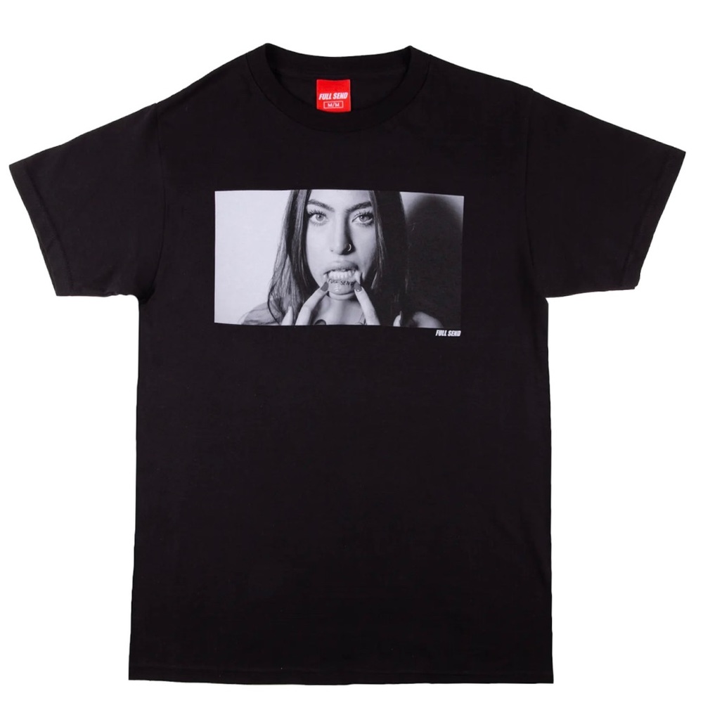 Full Send - Lip Tattoo Tee (Modified to Crop-Top)